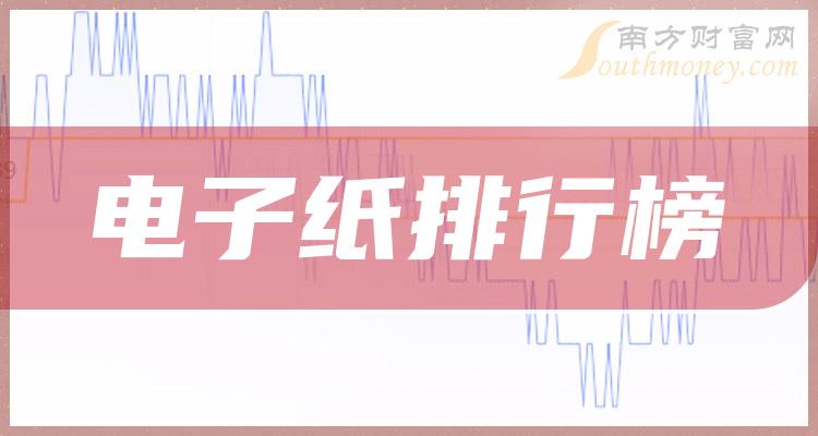 《电子纸企业每股收益排行榜一季度》