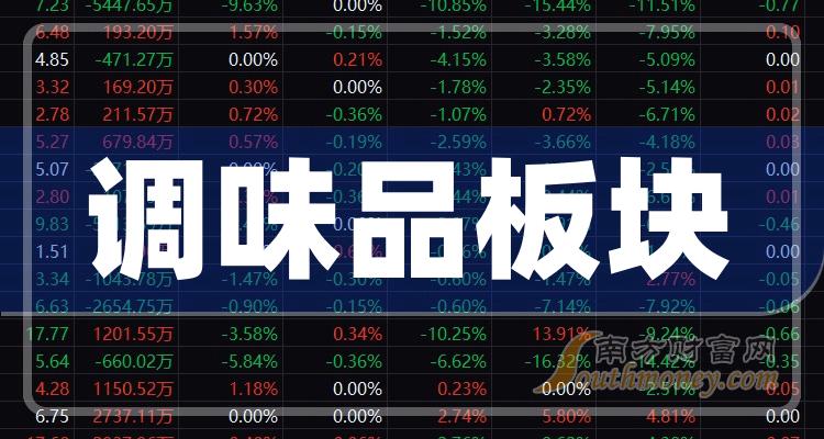 《调味品板块龙头股》