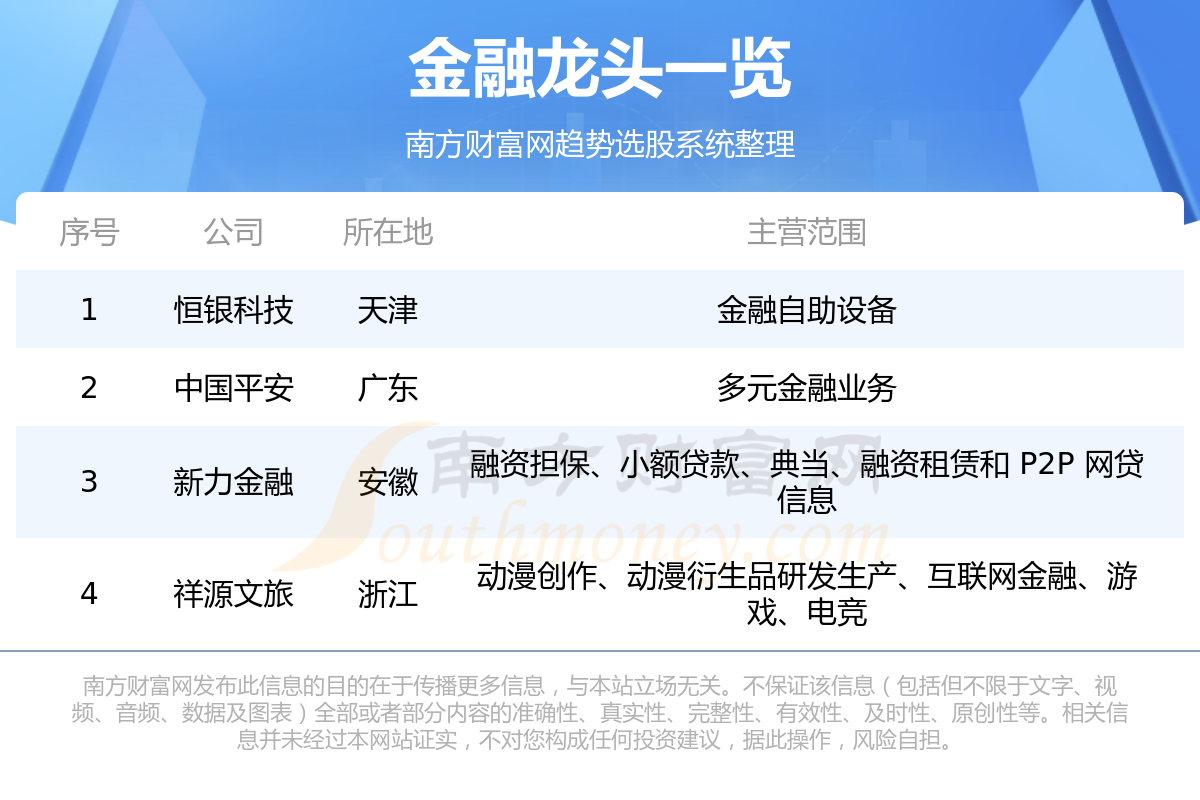 《金融龙头公司》