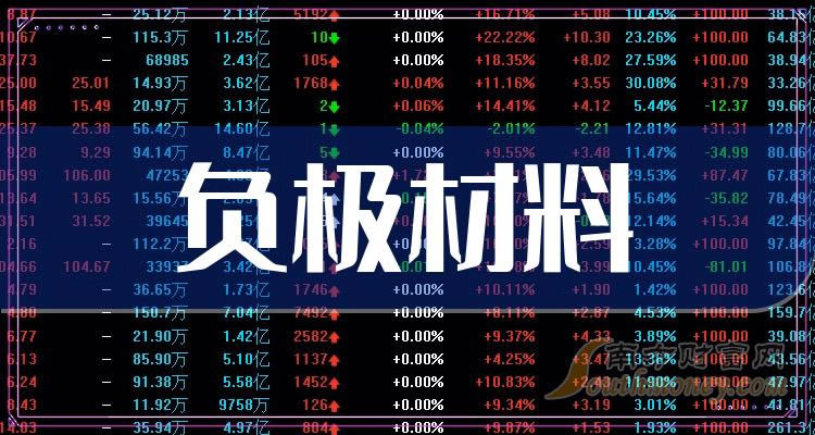 《创业板有哪些知名负极材料公司创业板负极材料概念上市公司》